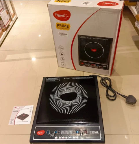 Pigeon Prime 1800W Induction Cooktop with Smart Controls & Energy Saving Technology ⭐